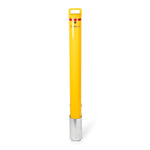 Yellow In Ground Removable Bollard