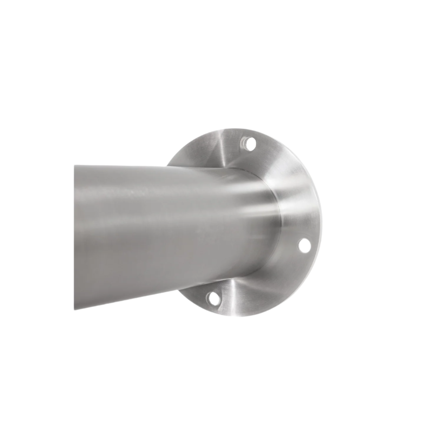 Durable stainless steel fixed bollard for property safety