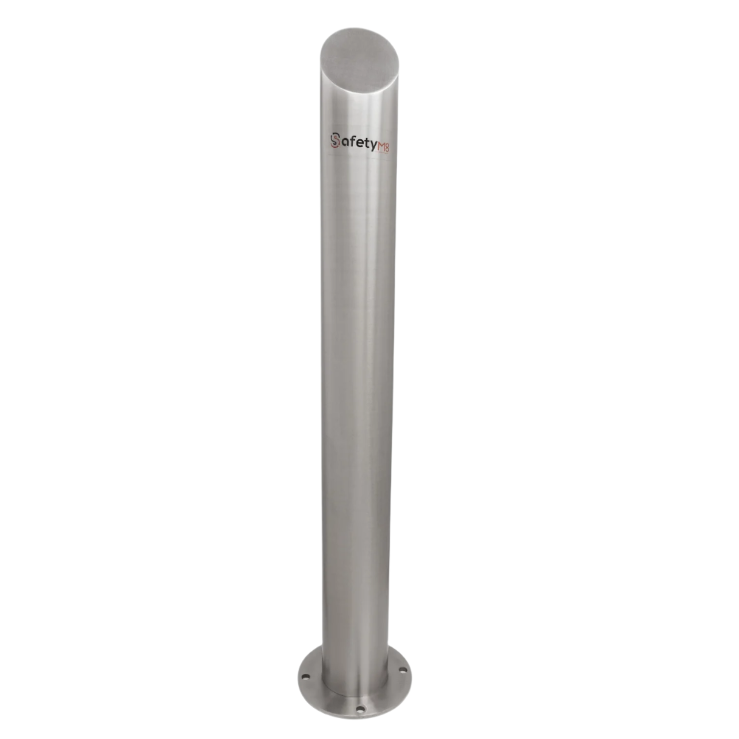 Fortmax stainless steel fixed bollard with base plate