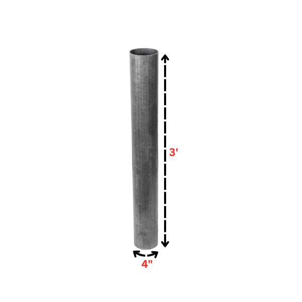 Schedule 40 In Ground Fixed Safety Bollard