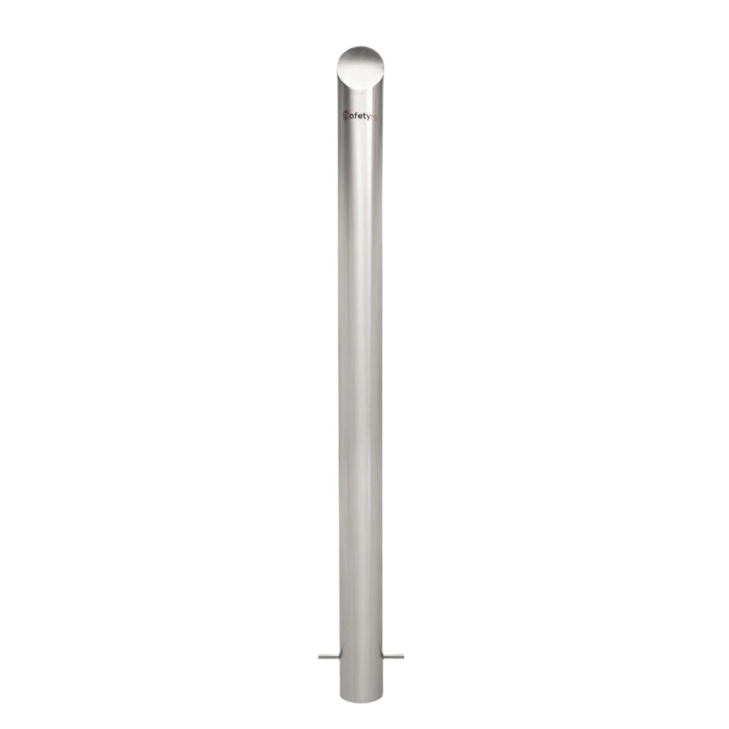 BLIGFXBCXXSS45481 - Stainless Steel In Ground Fixed Safety Bollard, 4.5" D, 48" H, Beveled Cap