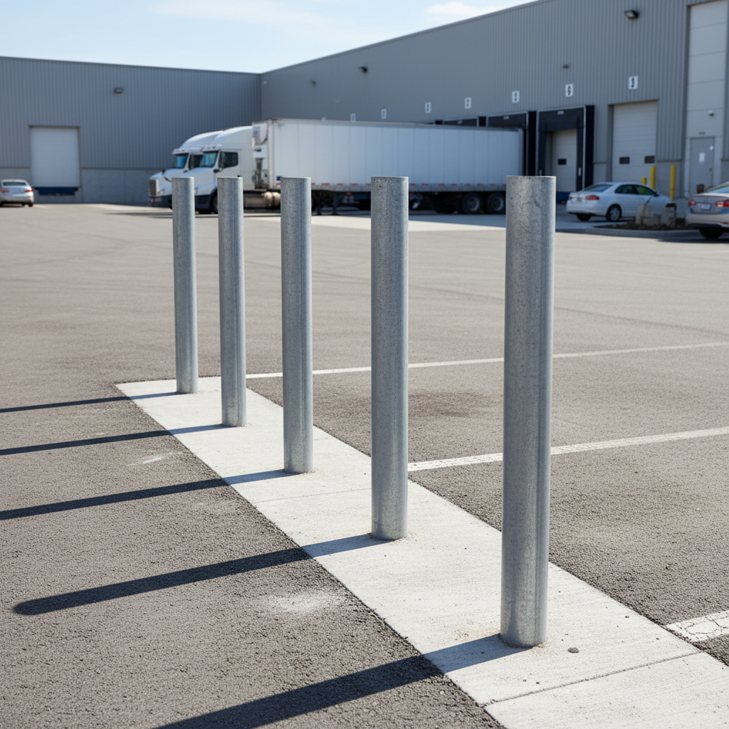 Schedule 40 In Ground Fixed Safety Bollard