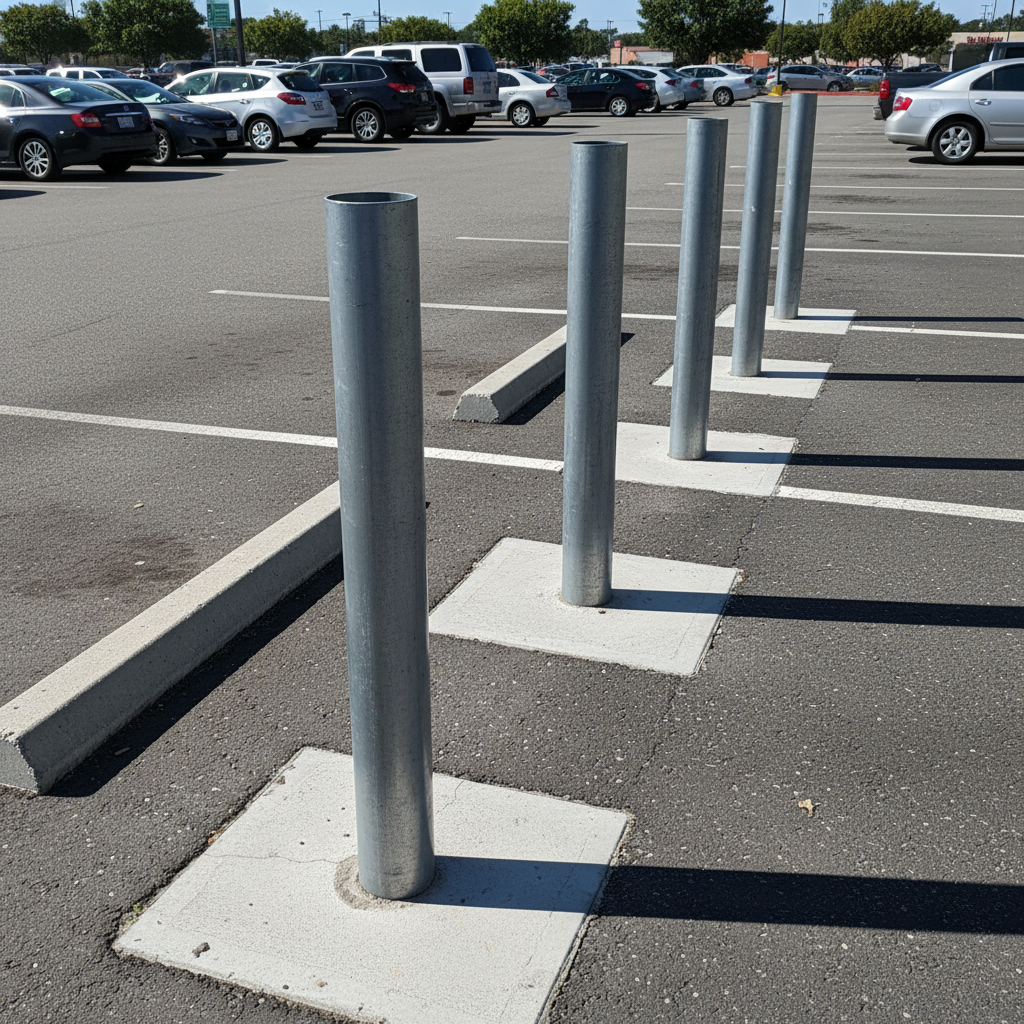 Schedule 40 In Ground Fixed Safety Bollard