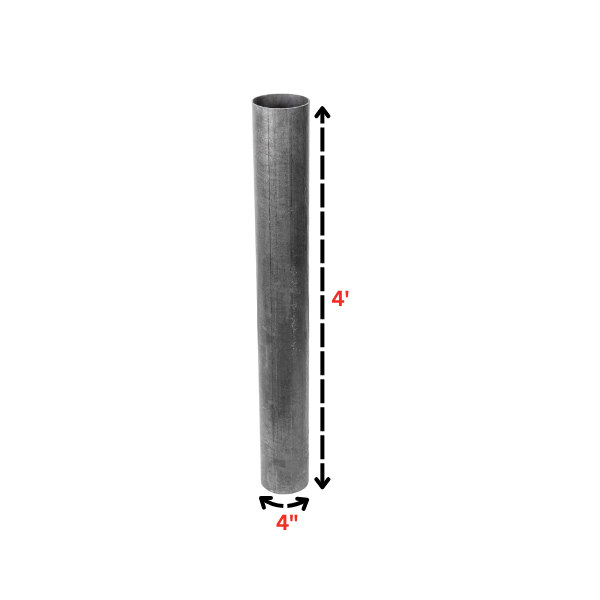 Stainlesss bollard 4" by 4'